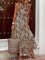 Floral Print Sleeveless V-neck Casual Maxi Dresses