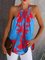 Floral Printed Boho Halter Vests