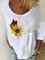 White Crew Neck Long Sleeve Shirts & Tops