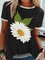 Black Short Sleeve Casual Round Neck Shirts & Tops