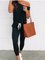 Black Cotton Pants