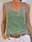 Women Sleeveless Solid Casual Tank Tops