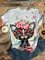 Casual Short Sleeve Round Neck Plus Size Tops