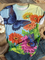 Crew Neck Casual Short Sleeve Printed Shirts & Tops