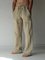 Khaki Cotton Casual Pants