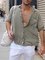 Gray Cotton V Neck Casual Shirts & Tops