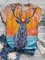 Plus Size Crew Neck Cotton-Blend Short Sleeve Shirts & Tops