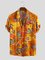Yellow Casual V Neck Shirts & Tops