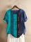 Casual Geometric Cotton Crew Neck Shirts & Tops