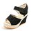 Pastoral Romantic Weave Wedge Sandals