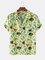 As Picture Boho Cotton V Neck Shirts & Tops