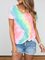 Short Sleeve Tie Dye Printed T-Shirts & Tops