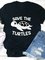 Short Sleeve Crew Neck Printed Casual Shirts & Tops
