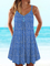 Plus size Floral Sleeveless Dresses