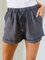 Gray Cotton Casual Pants