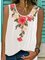 Printed Sleeveless Round Neck Casual Shirts & Tops