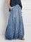Women Denim Basic Plain Shift Plus Size Loose Skirts