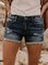 Denim Ripped Vintage Shorts