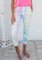 Cotton Casual Ombre/tie-Dye Printed Pants