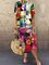 Women Floral Cocoon Vintage Summer Dresses