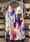 Short Sleeve Ombre/tie-Dye Cotton Shirts & Tops