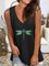 Sleeveless Floral-Print Casual Shift Shirts & Tops
