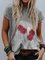 Gray Casual Cotton-Blend Shirts & Tops