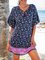 Black Shift Boho V Neck Dresses