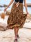 Black Tribal A-Line Vintage Skirts
