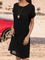 Casual Plain Soft Dresses