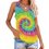 Sleeveless Dip-Dyed Casual Cotton-Blend Shirts & Tops