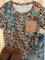 Leopard Print Cotton Short Sleeve Leopard Shirts & Tops