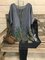 Gray Crew Neck Casual Floral Linen Shirts & Tops