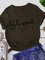 Plus Size Cotton-Blend Crew Neck Shirts & Tops