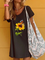 Printed Holiday Short Sleeve Dresses