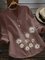 Coffee Cotton-Blend Casual Shirts & Tops