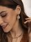 Golden Alloy Plain Sweet Earrings