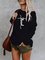 Casual Cotton-Blend Shift Floral-Print Shirts & Tops