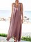 Red A-Line Plain Casual Paneled Dresses