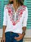 Long-sleeved retro shirt and ethnic style shirt 2021 new shirt