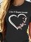 Black Crew Neck Casual Cartoon Cotton Dresses