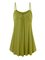 Solid Spaghetti-Strap Casual Cotton-Blend Dresses