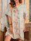 Green Crew Neck Short Sleeve Cotton-Blend Dresses