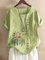 Casual Floral Short Sleeve Shirts & Tops