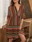Green Cotton-Blend Casual Dresses