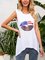 White Geometric Paneled Sleeveless Shirts & Tops