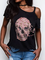 Black Casual Crew Neck Shirts & Tops