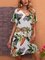 White A-Line Boho Cotton-Blend Dresses