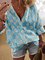 Casual Long Sleeve Floral Shirts & Tops