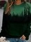 Green Shift Long Sleeve Sweatshirt